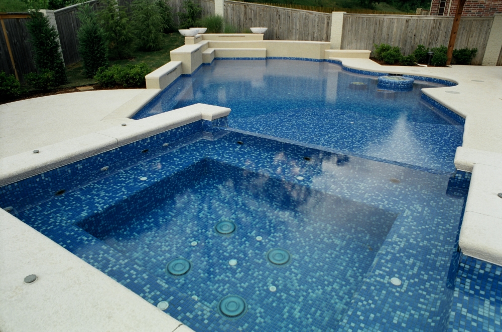 Portfolio geometric pools by Atlantis Pools & Spas Inc, Tulsa, Ok.